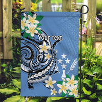 FSM Kosrae Polynesian Shark Tattoo Personalised Garden Flag LT9 Garden Flag Blue - Polynesian Pride