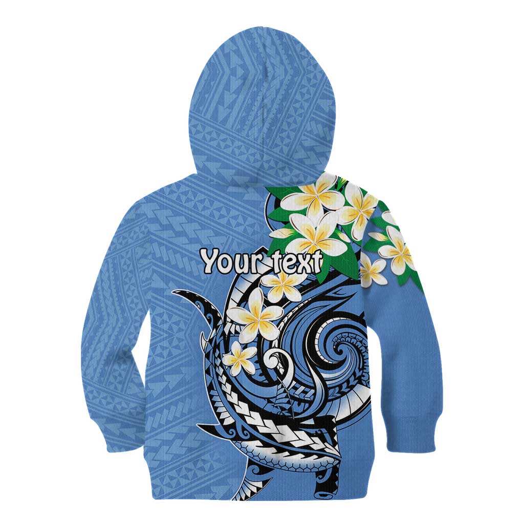 FSM Kosrae Polynesian Shark Tattoo Personalised Kid Hoodie LT9 - Polynesian Pride