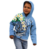 FSM Kosrae Polynesian Shark Tattoo Personalised Kid Hoodie LT9 - Polynesian Pride