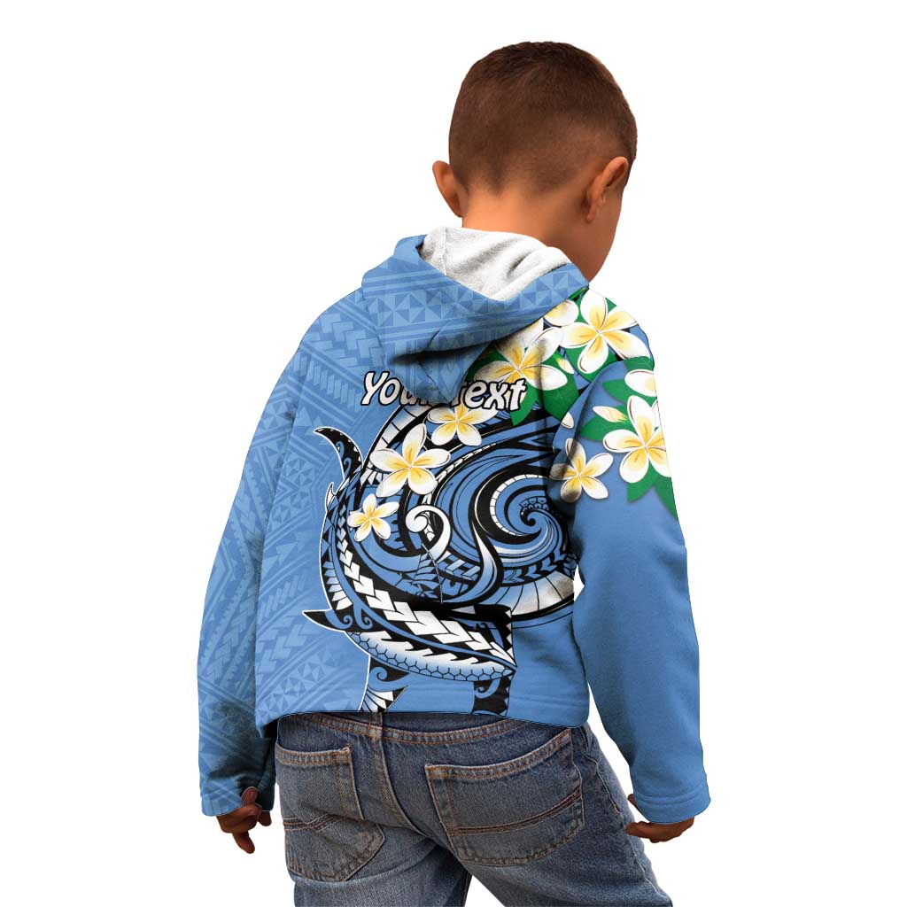 FSM Kosrae Polynesian Shark Tattoo Personalised Kid Hoodie LT9 - Polynesian Pride