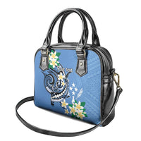 FSM Kosrae Polynesian Shark Tattoo Personalised Shoulder Handbag LT9 - Polynesian Pride
