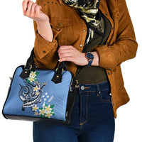 FSM Kosrae Polynesian Shark Tattoo Personalised Shoulder Handbag LT9 - Polynesian Pride