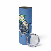 FSM Kosrae Polynesian Shark Tattoo Personalised Skinny Tumbler LT9 - Polynesian Pride