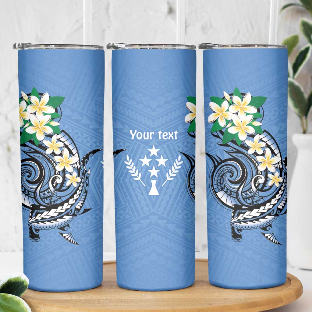 FSM Kosrae Polynesian Shark Tattoo Personalised Skinny Tumbler LT9 - Polynesian Pride