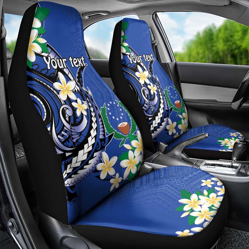 FSM Pohnpei Polynesian Shark Tattoo Personalised Car Seat Cover LT9 - Polynesian Pride