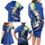 FSM Pohnpei Polynesian Shark Tattoo Personalised Family Matching Long Sleeve Bodycon Dress and Hawaiian Shirt