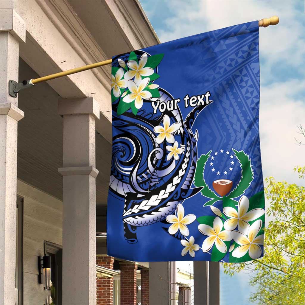FSM Pohnpei Polynesian Shark Tattoo Personalised Garden Flag LT9 House Flag Blue - Polynesian Pride