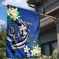 FSM Pohnpei Polynesian Shark Tattoo Personalised Garden Flag LT9 - Polynesian Pride