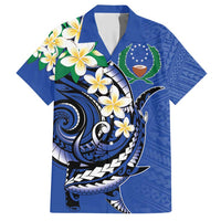 FSM Pohnpei Polynesian Shark Tattoo Personalised Hawaiian Shirt LT9 Blue - Polynesian Pride