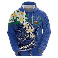 FSM Pohnpei Polynesian Shark Tattoo Personalised Hoodie LT9 - Polynesian Pride