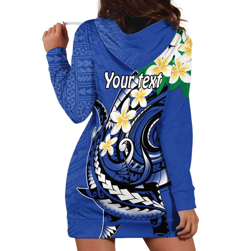 FSM Pohnpei Polynesian Shark Tattoo Personalised Hoodie Dress LT9 - Polynesian Pride
