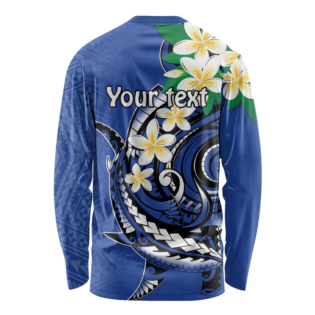 FSM Pohnpei Polynesian Shark Tattoo Personalised Long Sleeve Shirt LT9 - Polynesian Pride