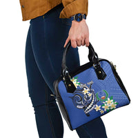 FSM Pohnpei Polynesian Shark Tattoo Personalised Shoulder Handbag LT9 - Polynesian Pride