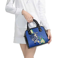 FSM Pohnpei Polynesian Shark Tattoo Personalised Shoulder Handbag LT9 - Polynesian Pride