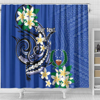 FSM Pohnpei Polynesian Shark Tattoo Personalised Shower Curtain LT9 - Polynesian Pride
