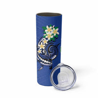 FSM Pohnpei Polynesian Shark Tattoo Personalised Skinny Tumbler LT9 - Polynesian Pride