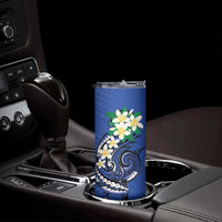 FSM Pohnpei Polynesian Shark Tattoo Personalised Skinny Tumbler LT9 - Polynesian Pride