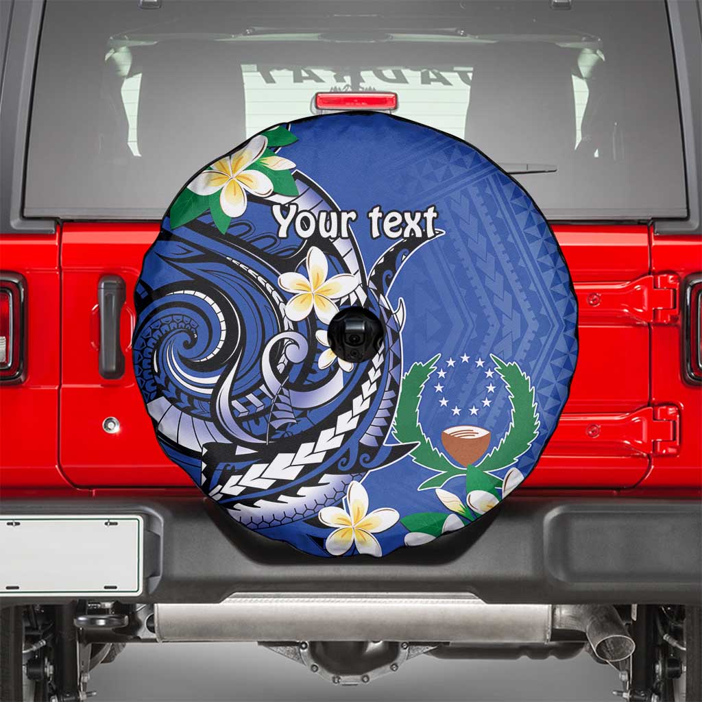 FSM Pohnpei Polynesian Shark Tattoo Personalised Spare Tire Cover LT9 - Polynesian Pride