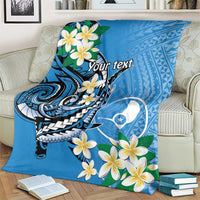 FSM Yap State Polynesian Shark Tattoo Personalised Blanket LT9 - Polynesian Pride
