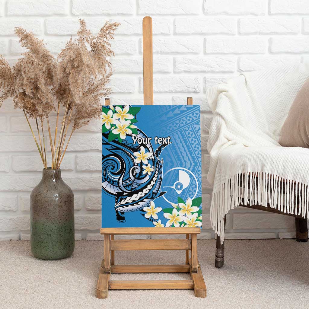 FSM Yap State Polynesian Shark Tattoo Personalised Canvas Wall Art LT9 - Polynesian Pride