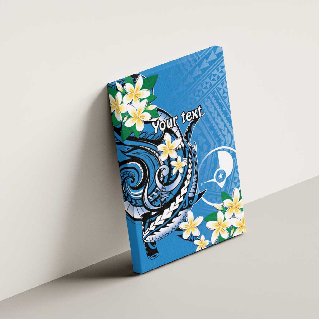 FSM Yap State Polynesian Shark Tattoo Personalised Canvas Wall Art LT9 - Polynesian Pride