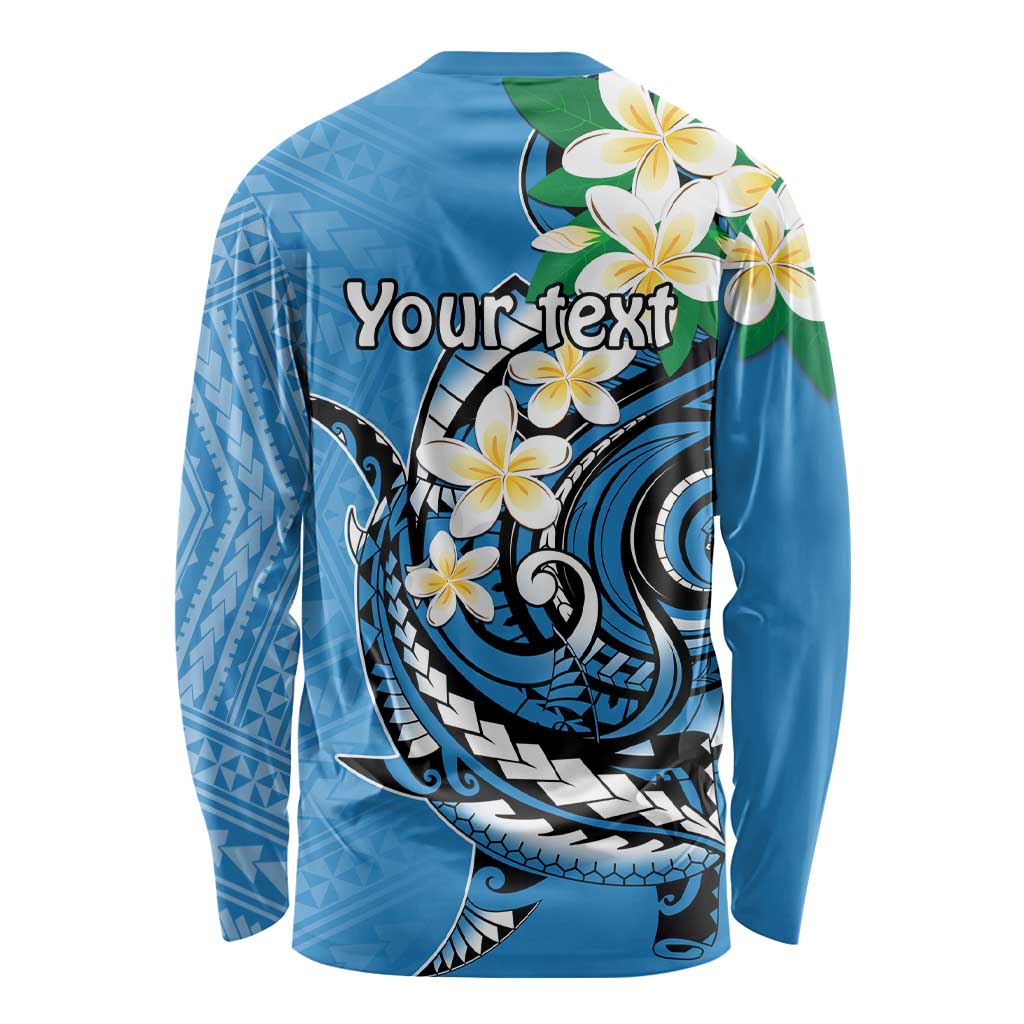 FSM Yap State Polynesian Shark Tattoo Personalised Long Sleeve Shirt LT9 - Polynesian Pride