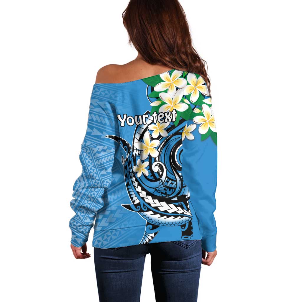 FSM Yap State Polynesian Shark Tattoo Personalised Off Shoulder Sweater LT9 - Polynesian Pride