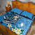 FSM Yap State Polynesian Shark Tattoo Personalised Quilt Bed Set