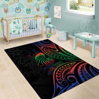 New Caledonia Polynesian Tatoo Personalised Area Rug LT9 - Polynesian Pride