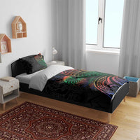 New Caledonia Polynesian Tatoo Personalised Bedding Set LT9 - Polynesian Pride