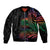 New Caledonia Polynesian Tatoo Personalised Bomber Jacket