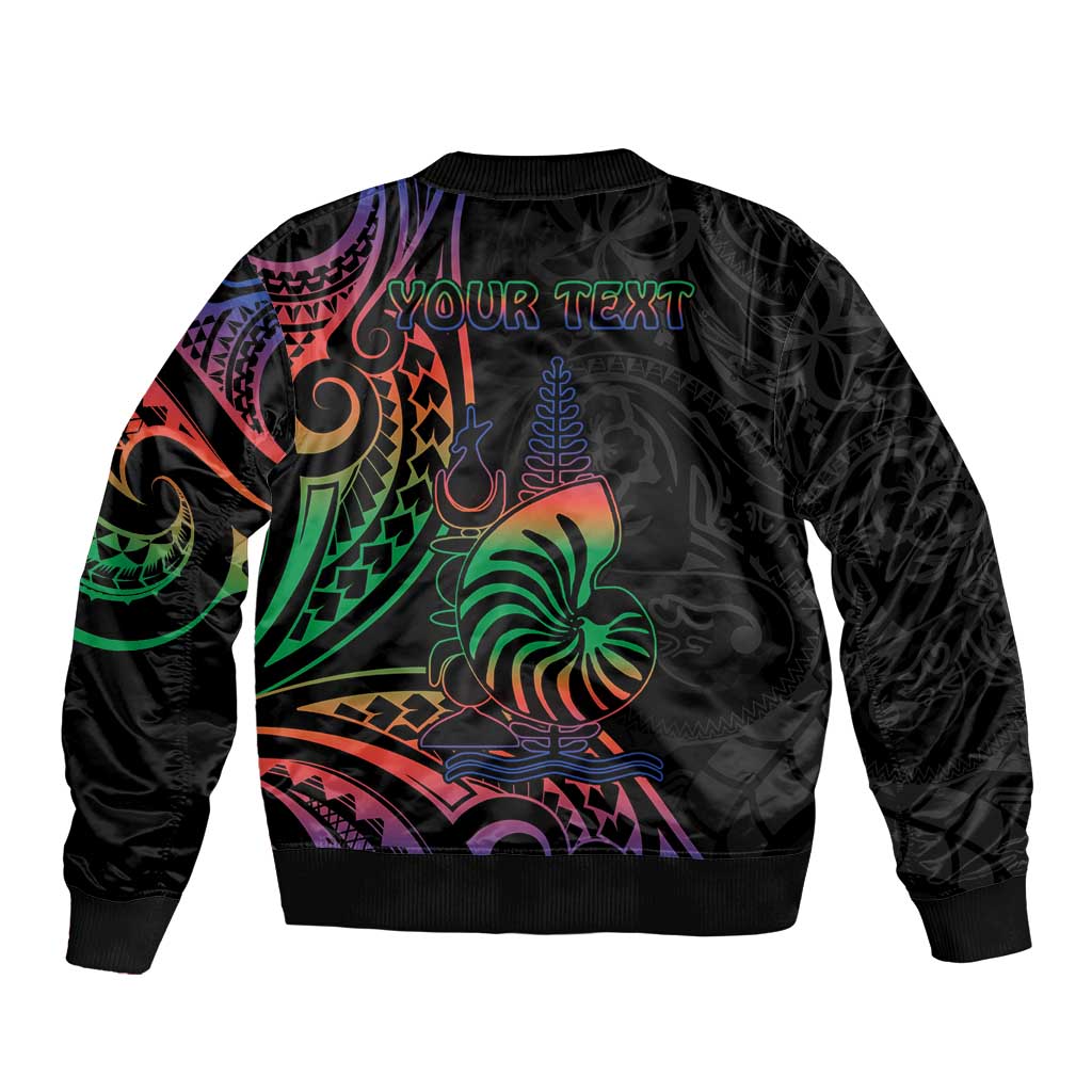 New Caledonia Polynesian Tatoo Personalised Bomber Jacket LT9 - Polynesian Pride