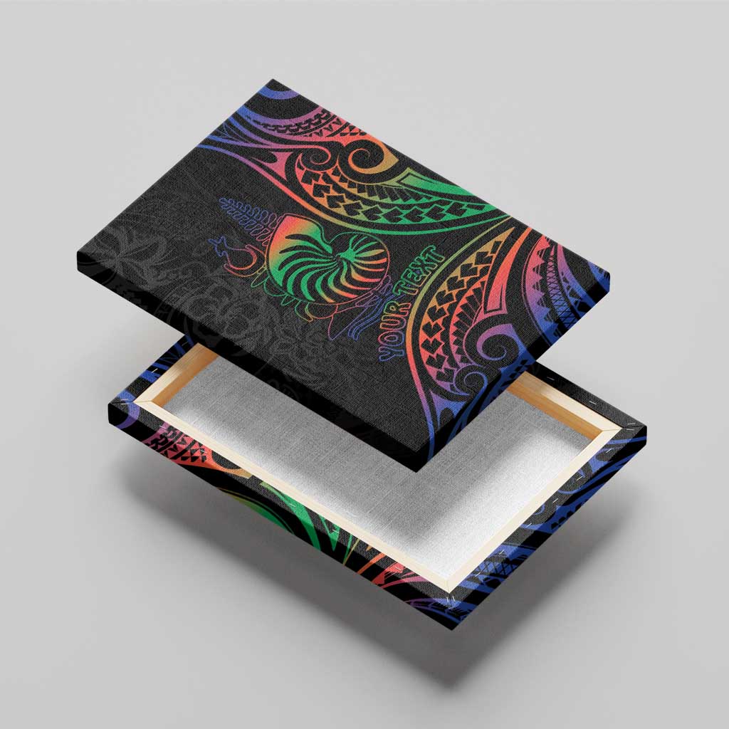 New Caledonia Polynesian Tatoo Personalised Canvas Wall Art LT9 - Polynesian Pride