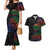 New Caledonia Polynesian Tatoo Personalised Couples Matching Mermaid Dress and Hawaiian Shirt