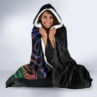 New Caledonia Polynesian Tatoo Personalised Hooded Blanket LT9 - Polynesian Pride
