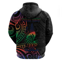 New Caledonia Polynesian Tatoo Personalised Hoodie LT9 - Polynesian Pride