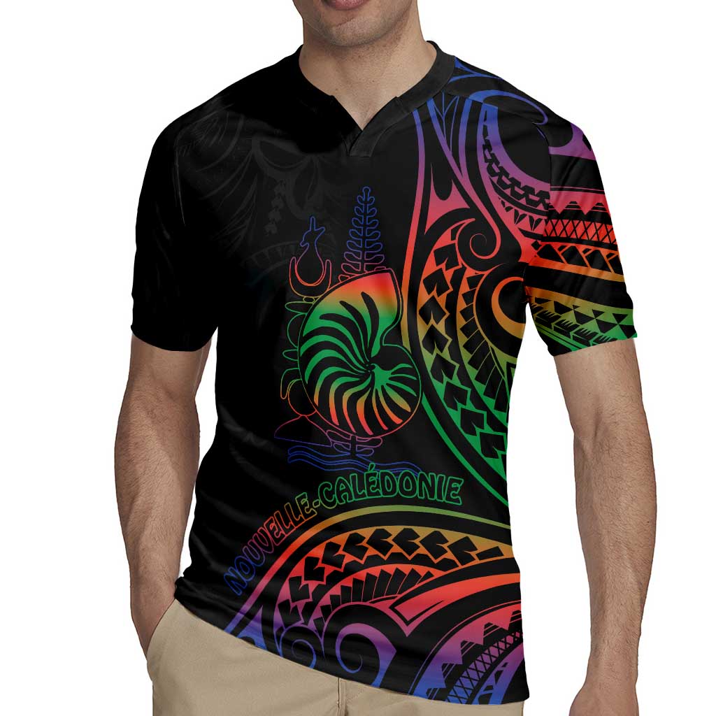 New Caledonia Polynesian Tatoo Personalised Rugby Jersey LT9 - Polynesian Pride