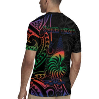 New Caledonia Polynesian Tatoo Personalised Rugby Jersey LT9 - Polynesian Pride