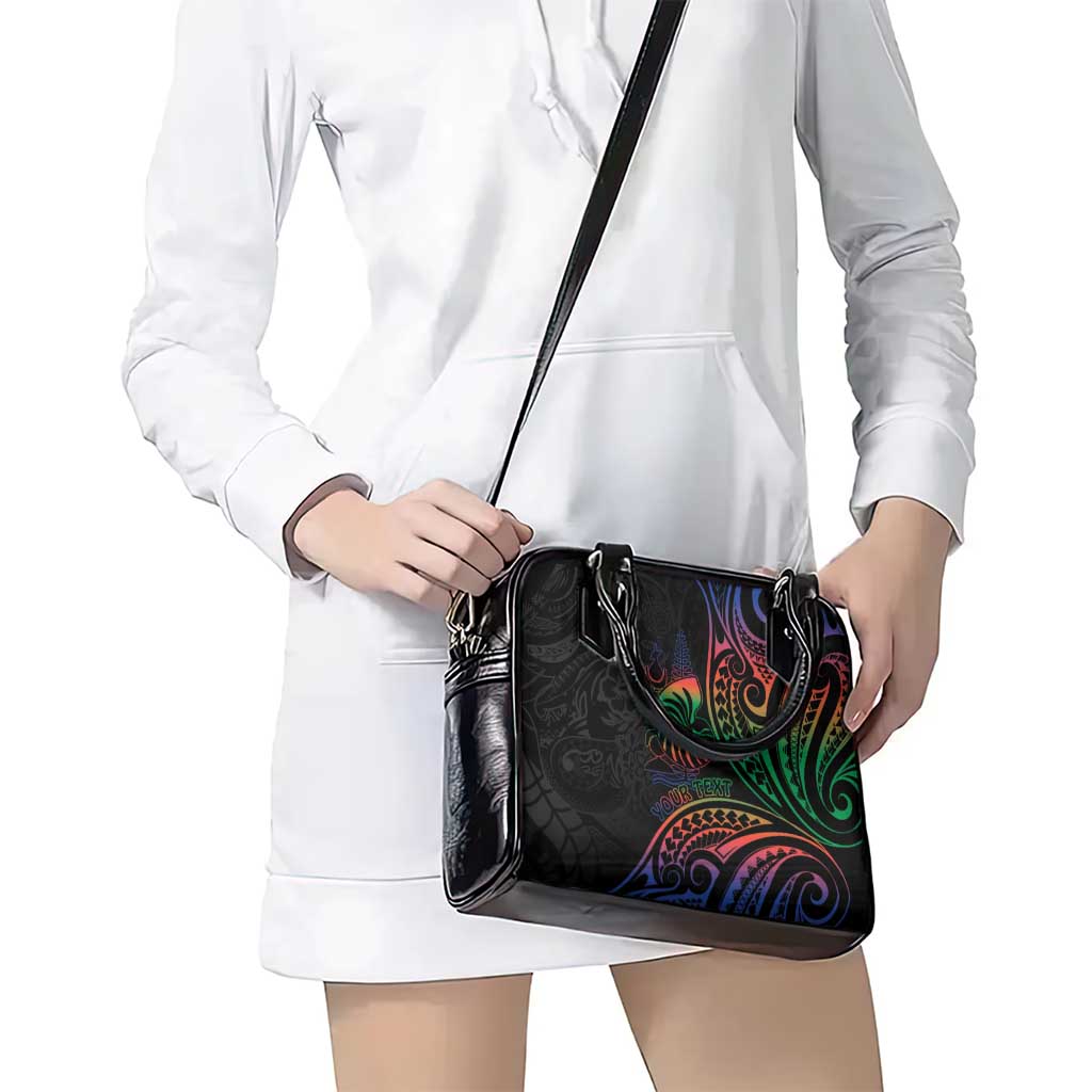 New Caledonia Polynesian Tatoo Personalised Shoulder Handbag LT9 - Polynesian Pride