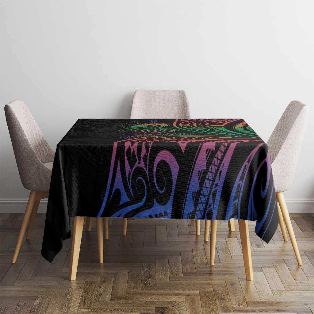 New Caledonia Polynesian Tatoo Personalised Tablecloth LT9 - Polynesian Pride