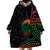 New Caledonia Polynesian Tatoo Personalised Wearable Blanket Hoodie