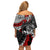 personalised-polynesia-skull-family-matching-off-shoulder-short-dress-and-hawaiian-shirt-tattoo-in-the-style-of-maori-with-marine-life-red