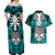 personalised-polynesia-skull-couples-matching-off-shoulder-maxi-dress-and-hawaiian-shirt-with-boars-tusk-aqua-arty-vibe