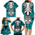 personalised-polynesia-skull-family-matching-long-sleeve-bodycon-dress-and-hawaiian-shirt-with-boars-tusk-aqua-arty-vibe