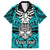 personalised-polynesia-skull-family-matching-long-sleeve-bodycon-dress-and-hawaiian-shirt-with-boars-tusk-aqua-arty-vibe