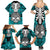 personalised-polynesia-skull-family-matching-summer-maxi-dress-and-hawaiian-shirt-with-boars-tusk-aqua-arty-vibe