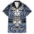 personalised-polynesia-skull-family-matching-long-sleeve-bodycon-dress-and-hawaiian-shirt-with-boars-tusk-blue-arty-vibe