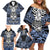 personalised-polynesia-skull-family-matching-off-shoulder-short-dress-and-hawaiian-shirt-with-boars-tusk-blue-arty-vibe