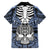 personalised-polynesia-skull-family-matching-short-sleeve-bodycon-dress-and-hawaiian-shirt-with-boars-tusk-blue-arty-vibe