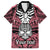 personalised-polynesia-skull-family-matching-off-shoulder-long-sleeve-dress-and-hawaiian-shirt-with-boars-tusk-pink-arty-vibe